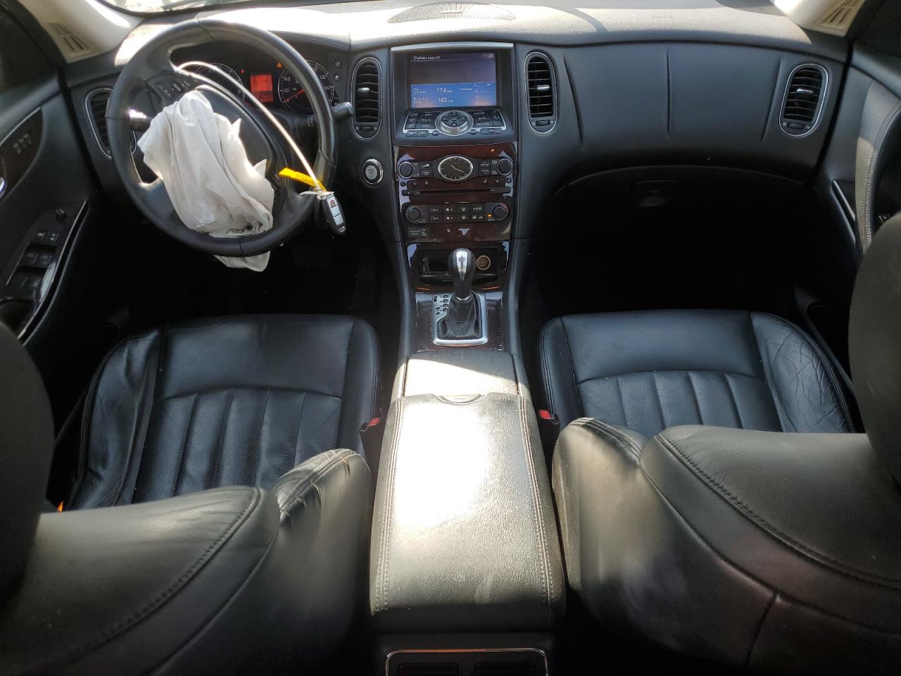 2010 Infiniti EX VIN JN1AJ0HR8AM755799 Copart auction photo, front end / side damage thumbnail 8