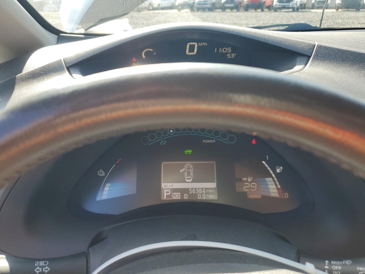 2014 Nissan Leaf VIN 1N4AZ0CP4EC332182 Copart auction photo, front end damage thumbnail 9