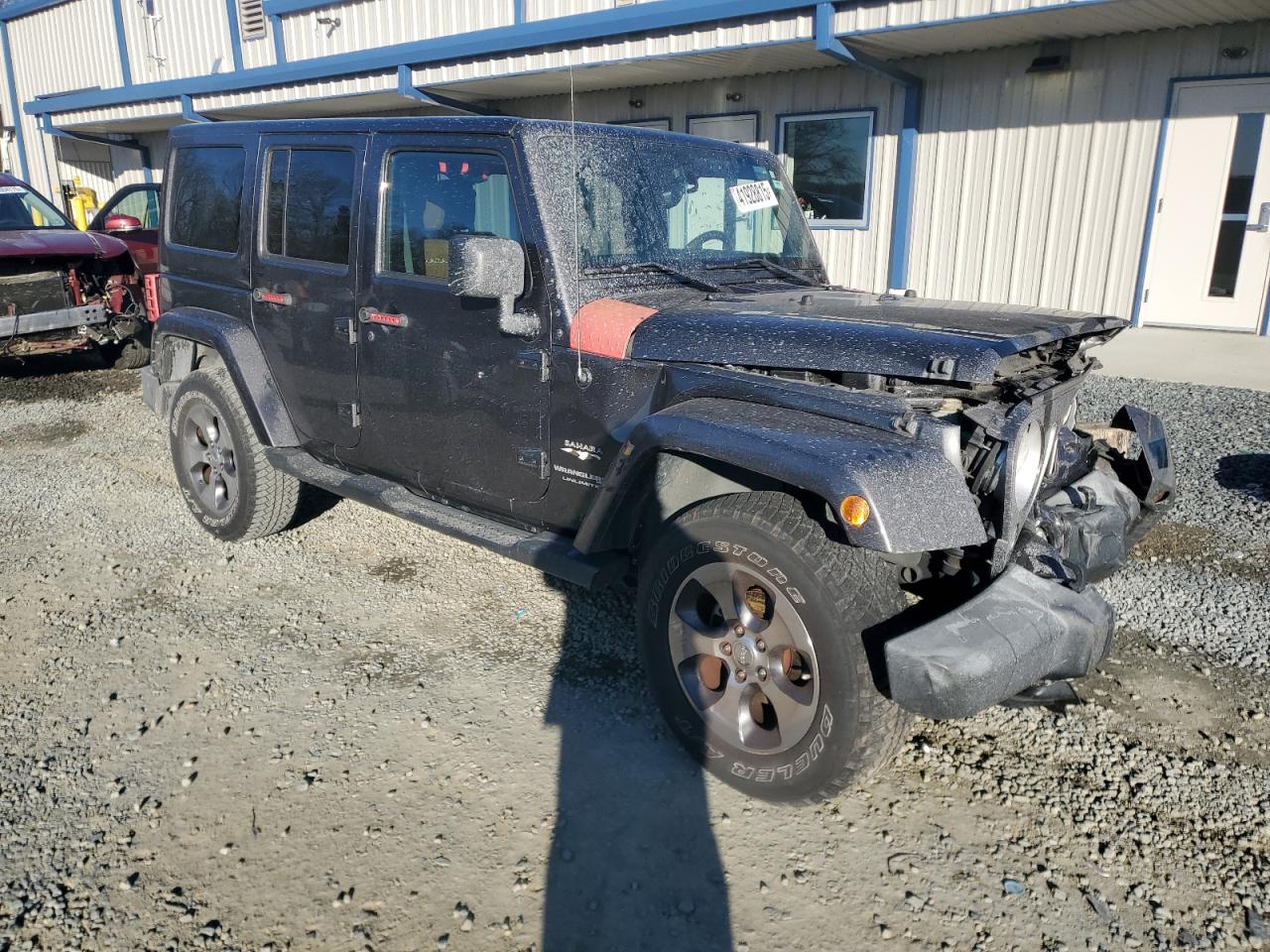 2018 Jeep Wrangler VIN 1C4HJWEG0JL911874 Copart auction photo, front end damage thumbnail 4