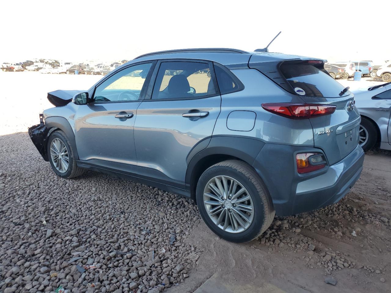 2019 Hyundai Kona VIN KM8K22AA8KU191504 Copart auction photo, front end damage thumbnail 2