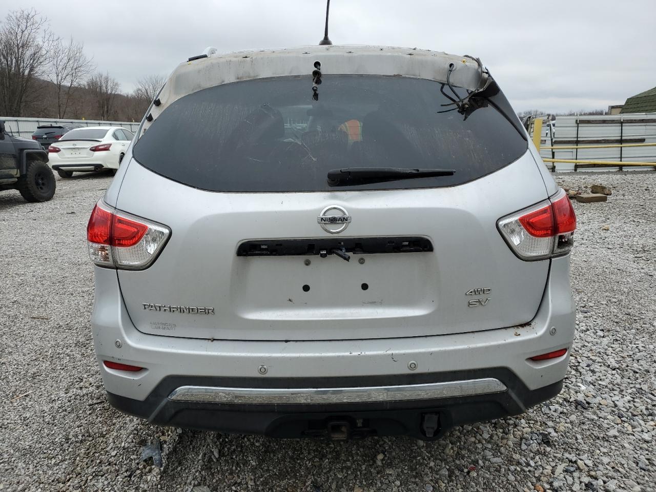 2013 Nissan Pathfinder VIN 5N1AR2MM5DC639641 Copart auction photo, rollover damage thumbnail 6