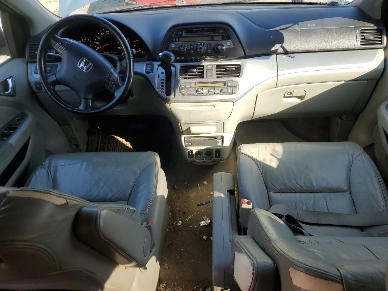 2008 Honda Odyssey VIN 5FNRL38728B051627 Copart auction photo, side damage thumbnail 8