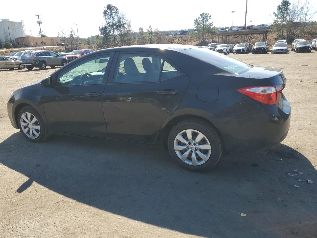 2014 Toyota Corolla VIN 2T1BURHE6EC187338 Copart auction photo, side damage thumbnail 2