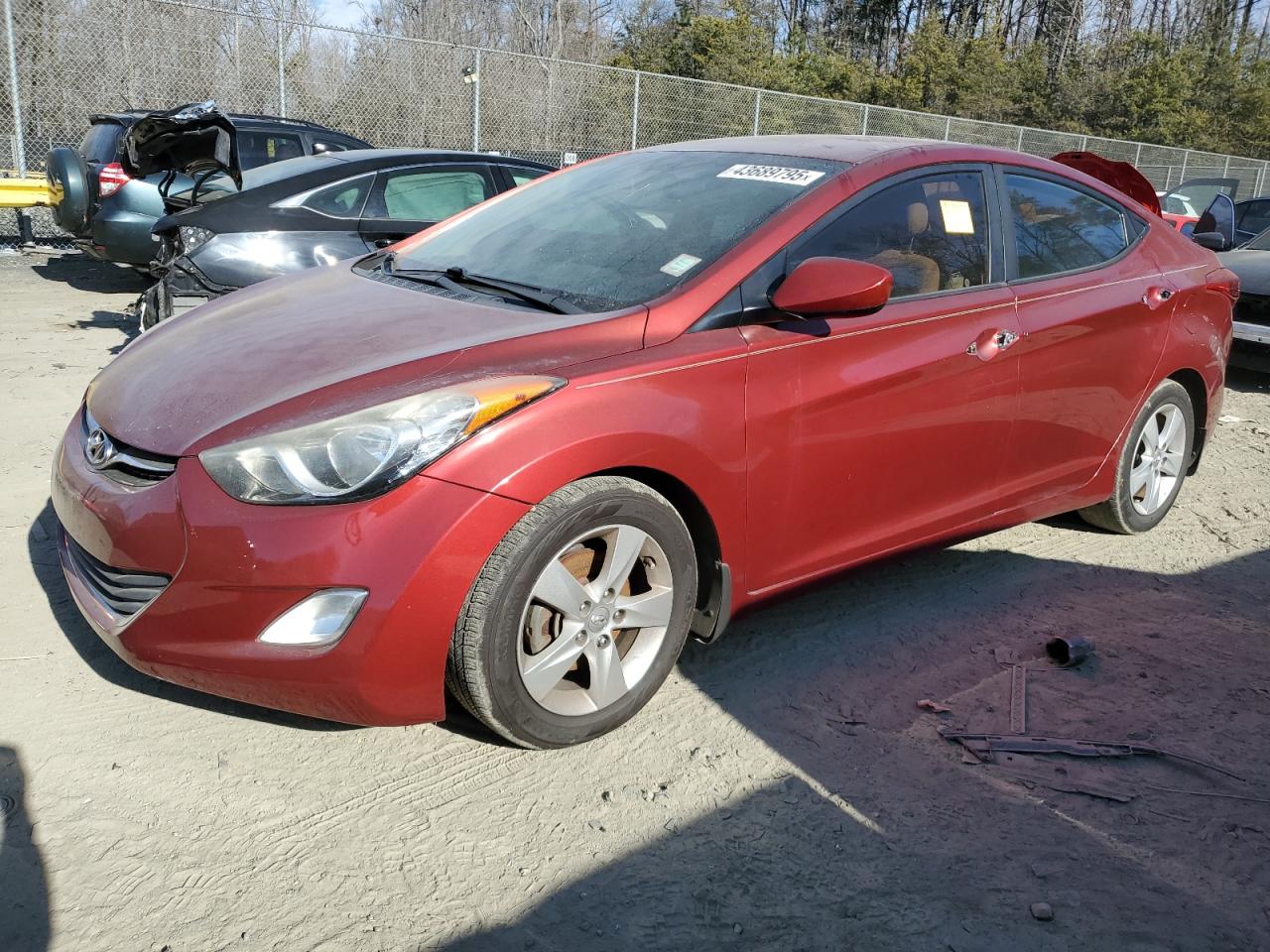 2013 Hyundai Elantra VIN 5NPDH4AE3DH246223