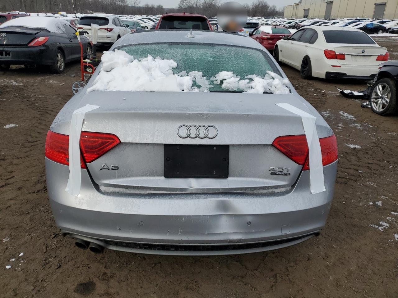 2015 Audi A5 VIN WAUMFAFR0FA050344 Copart auction photo, rear end damage thumbnail 6