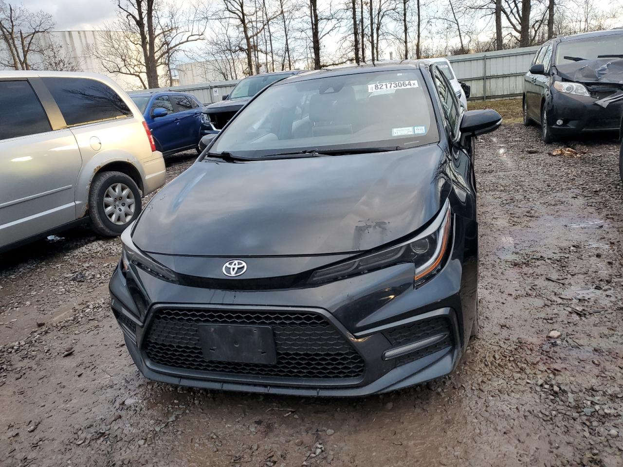 2020 Toyota Corolla VIN 5YFS4RCE6LP038819 Copart auction photo, side damage thumbnail 5