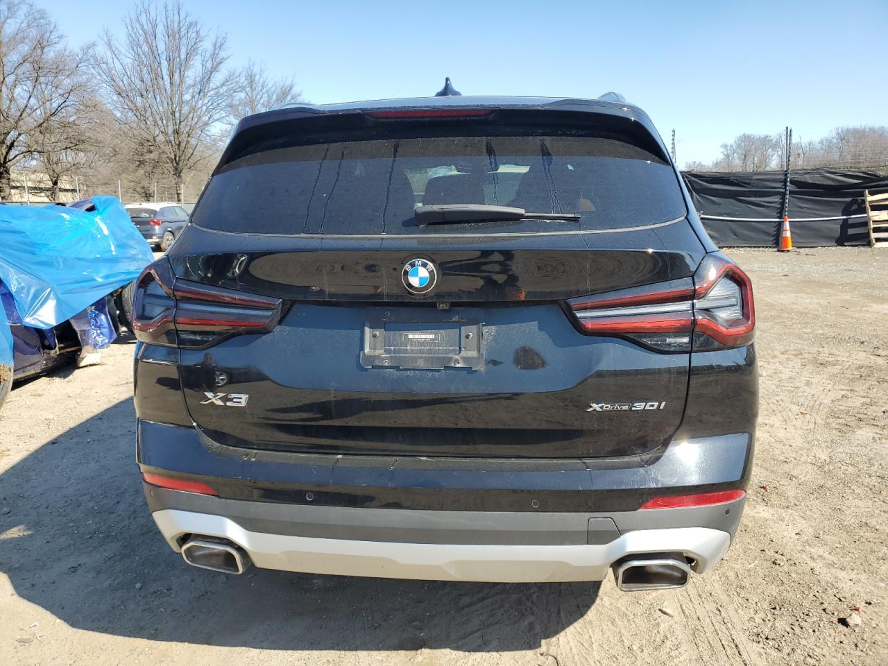 2023 BMW X3 VIN 5UX53DP03P9T15924 Copart auction photo, side / minor dent/scratches damage thumbnail 6