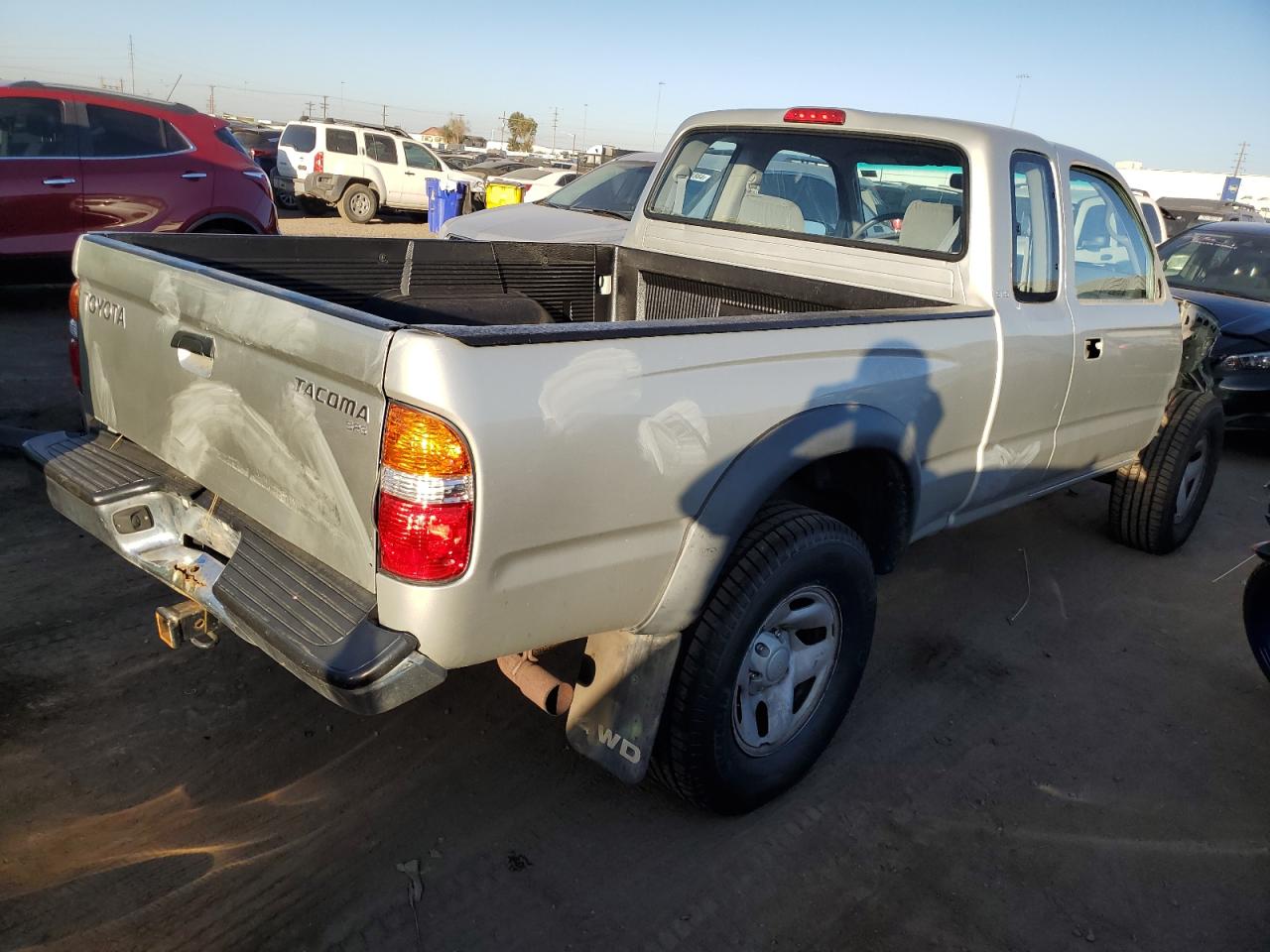 2003 Toyota Tacoma VIN 5TEWM72N73Z200958 Copart auction photo, front end / rear end damage thumbnail 3