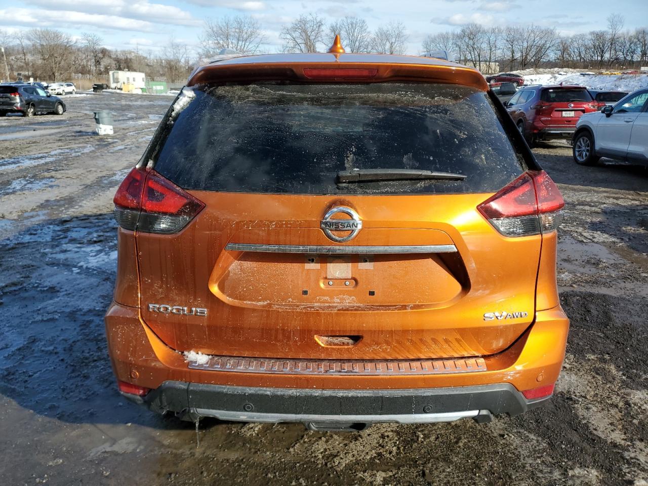 2019 Nissan Rogue VIN JN8AT2MV1KW370245 Copart auction photo, undercarriage / front end damage thumbnail 6