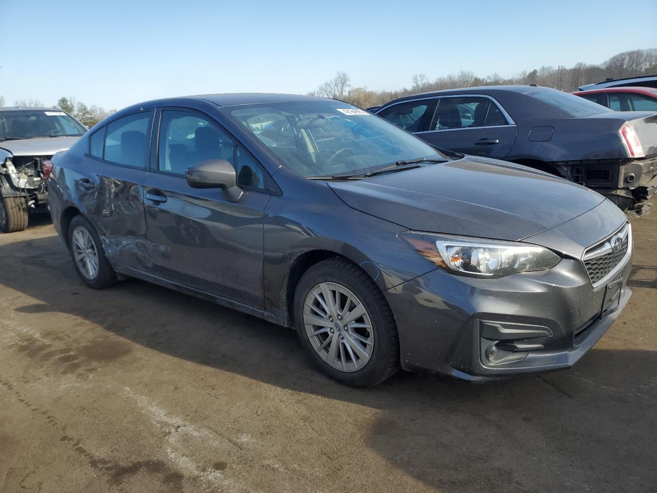 2018 Subaru Impreza VIN 4S3GKAB6XJ3611864 Copart auction photo, side damage thumbnail 4