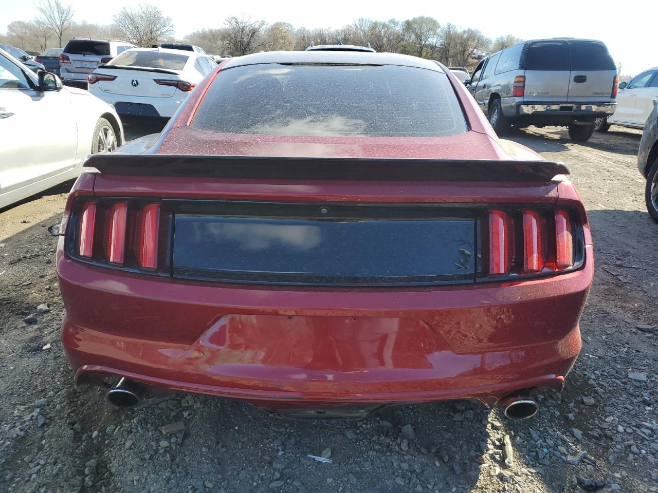 2015 Ford Mustang VIN 1FA6P8CF2F5428917 Copart auction photo, front end / undercarriage damage thumbnail 6