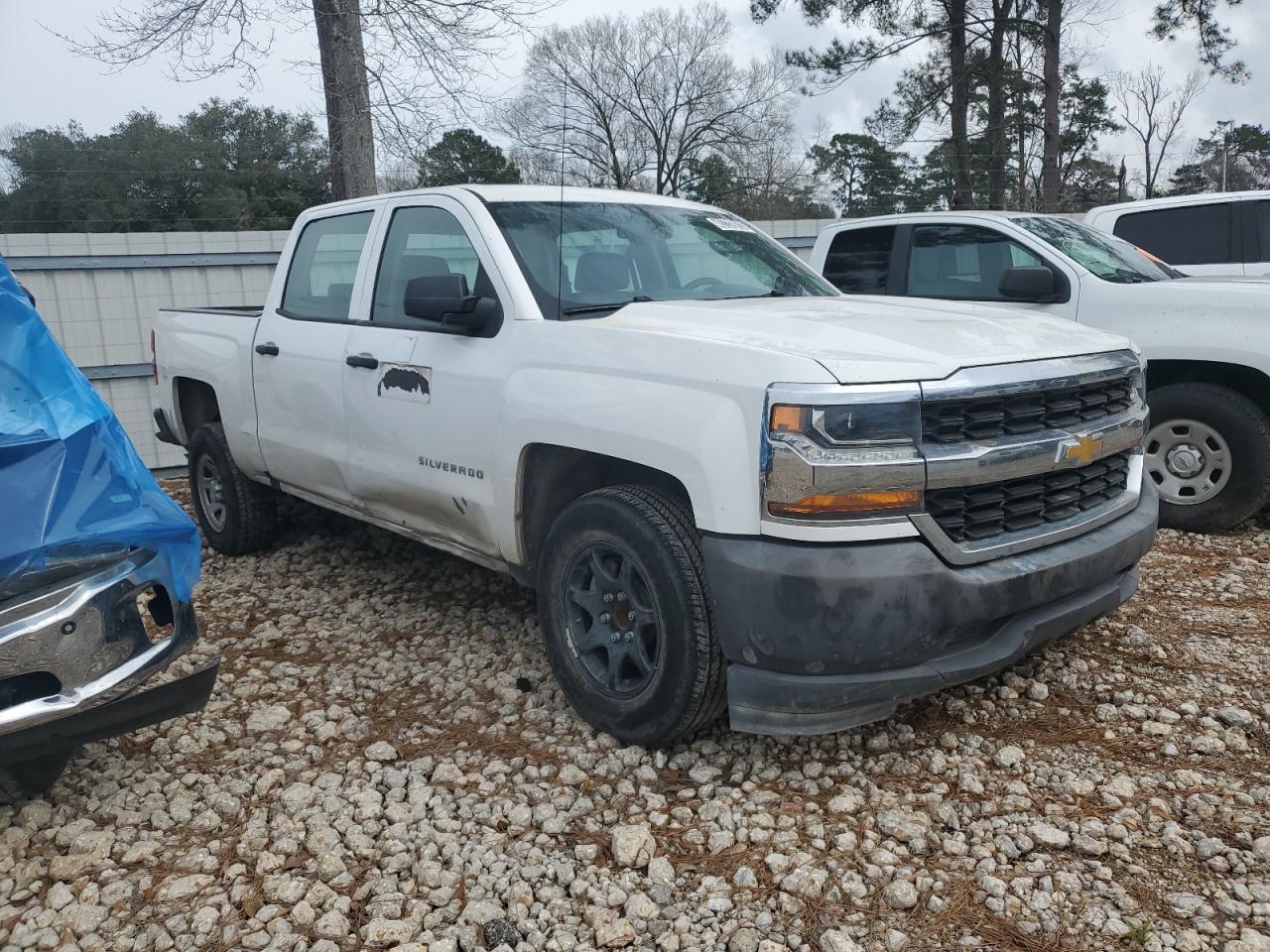 2018 Chevrolet Silverado VIN 3GCPCNEH8JG235745 Copart auction photo, side damage thumbnail 4