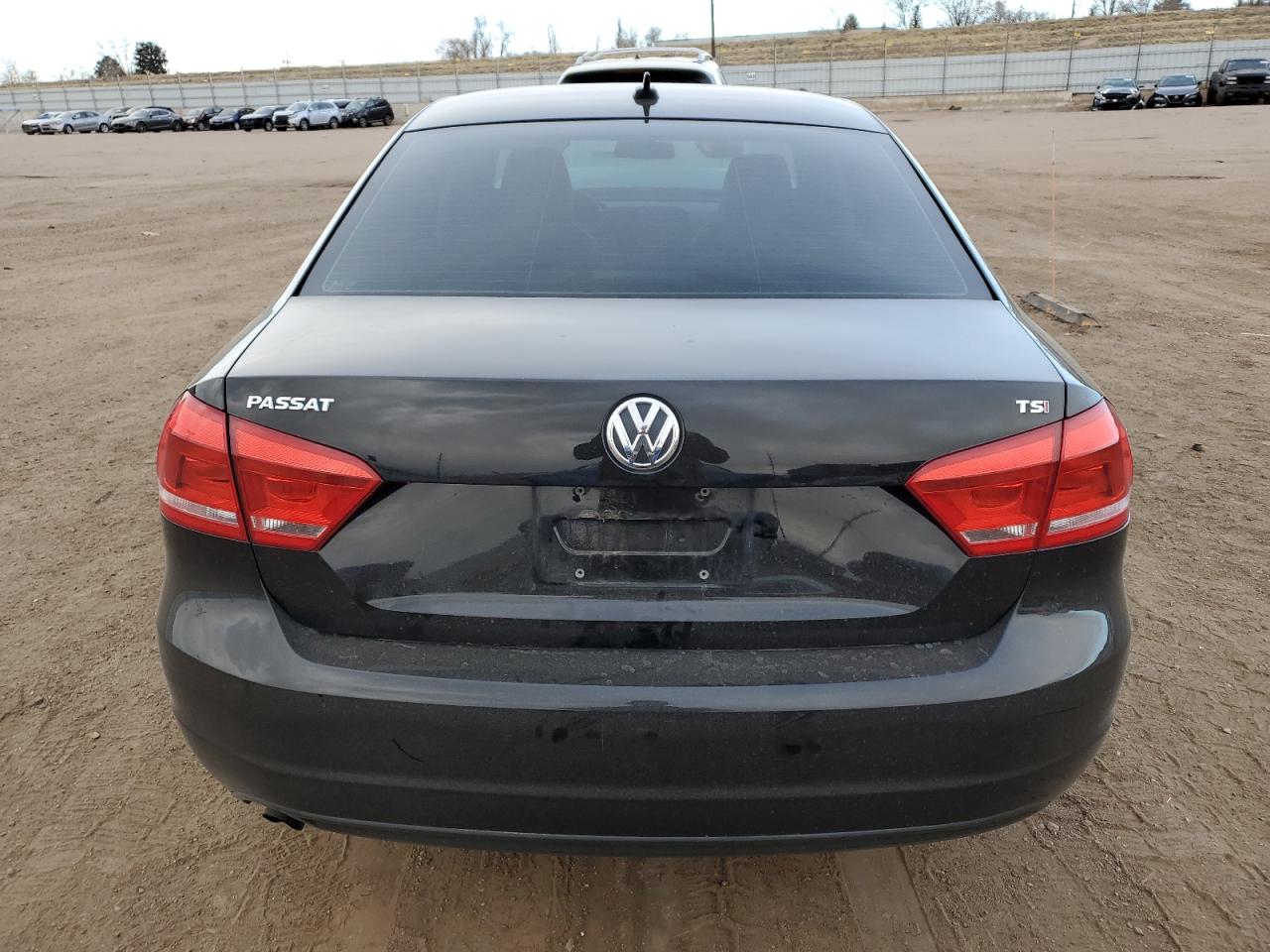 2014 Volkswagen Passat VIN 1VWAT7A35EC033978 Copart auction photo, front end / side damage thumbnail 6
