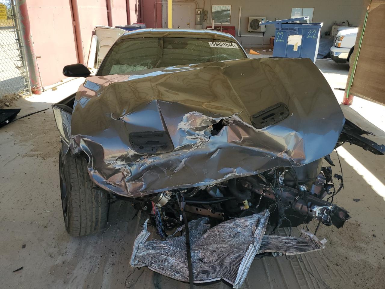2022 Ford Mustang VIN 1FA6P8CF2N5122220 Copart auction photo, front end damage thumbnail 5