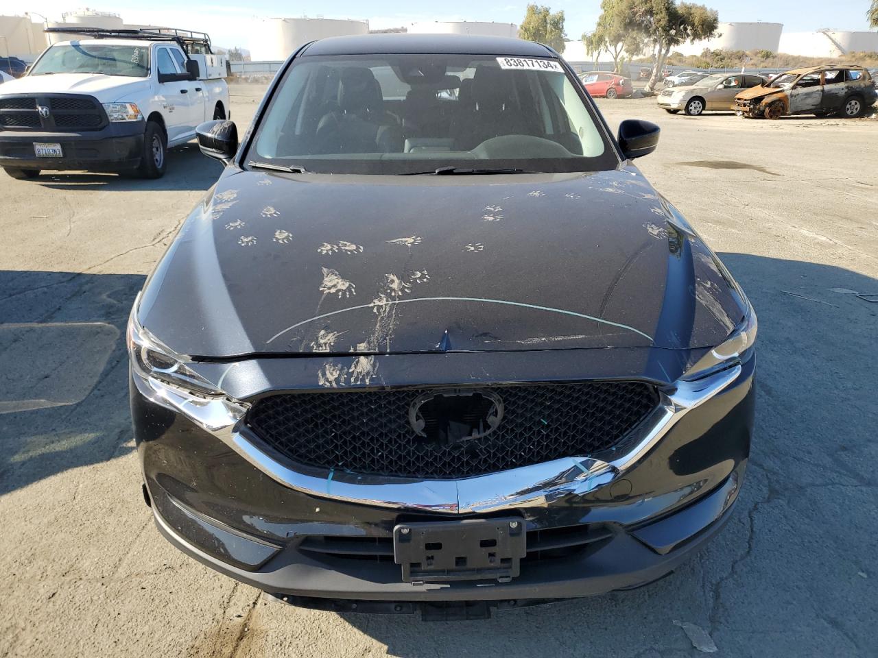 2017 Mazda CX-5 VIN JM3KFACLXH0158738 Copart auction photo, front end / rear end damage thumbnail 5