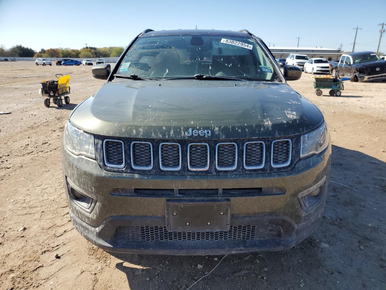 2018 Jeep Compass VIN 3C4NJCBB2JT140512 Copart auction photo, side / front end damage thumbnail 5