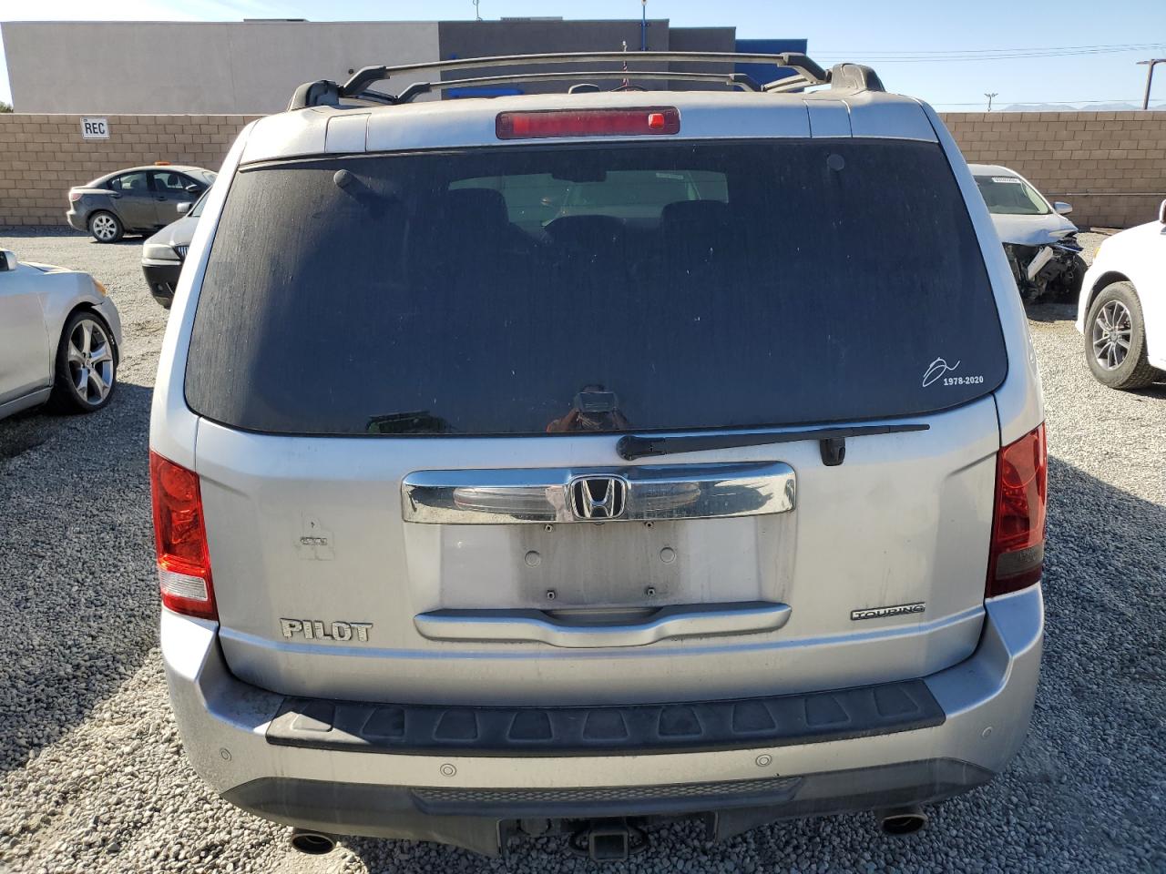 2012 Honda Pilot VIN 5FNYF3H91CB008491 Copart auction photo, side damage thumbnail 6