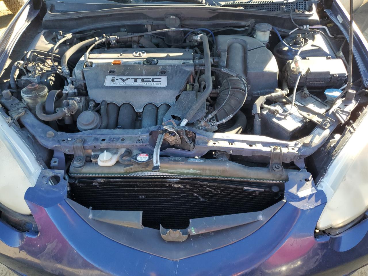 2002 Acura RSX VIN JH4DC54892C028031 Copart auction photo, front end damage thumbnail 11