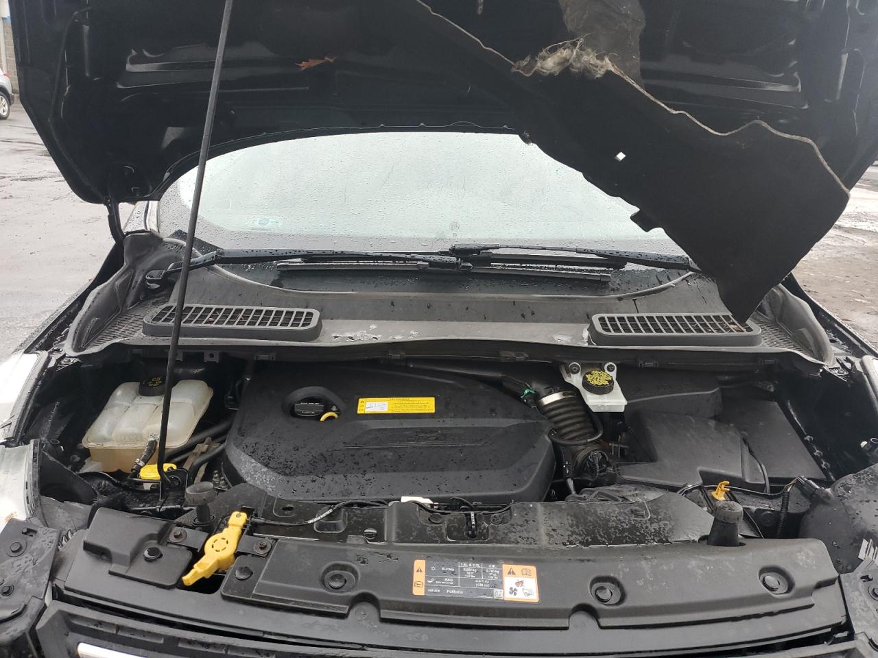 2016 Ford Escape VIN 1FMCU9GX1GUC32713 Copart auction photo, front end damage thumbnail 12