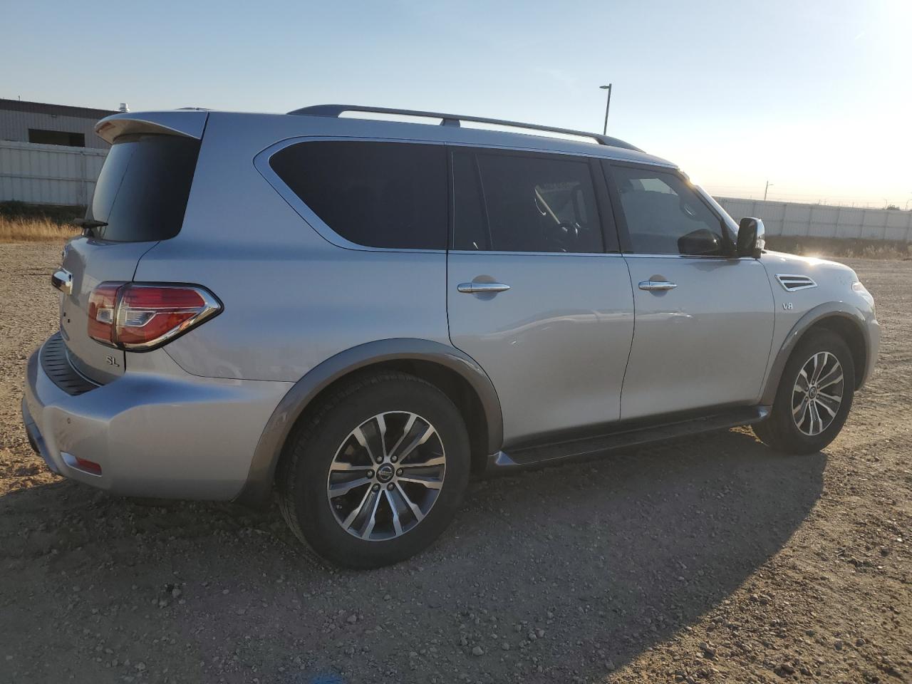 2020 Nissan Armada VIN JN8AY2NC9LX517048 Copart auction photo, side damage thumbnail 3