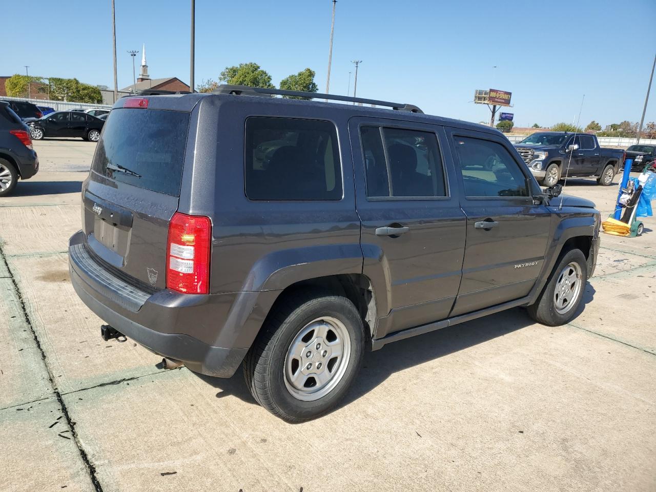 2016 Jeep Liberty (Patriot) VIN 1C4NJPBA4GD787149 Copart auction photo, front end / hail damage thumbnail 3