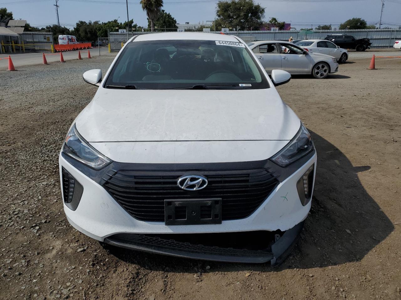 2017 Hyundai IONIQ VIN KMHC75LC2HU057523 Copart auction photo, front end / minor dent/scratches damage thumbnail 5