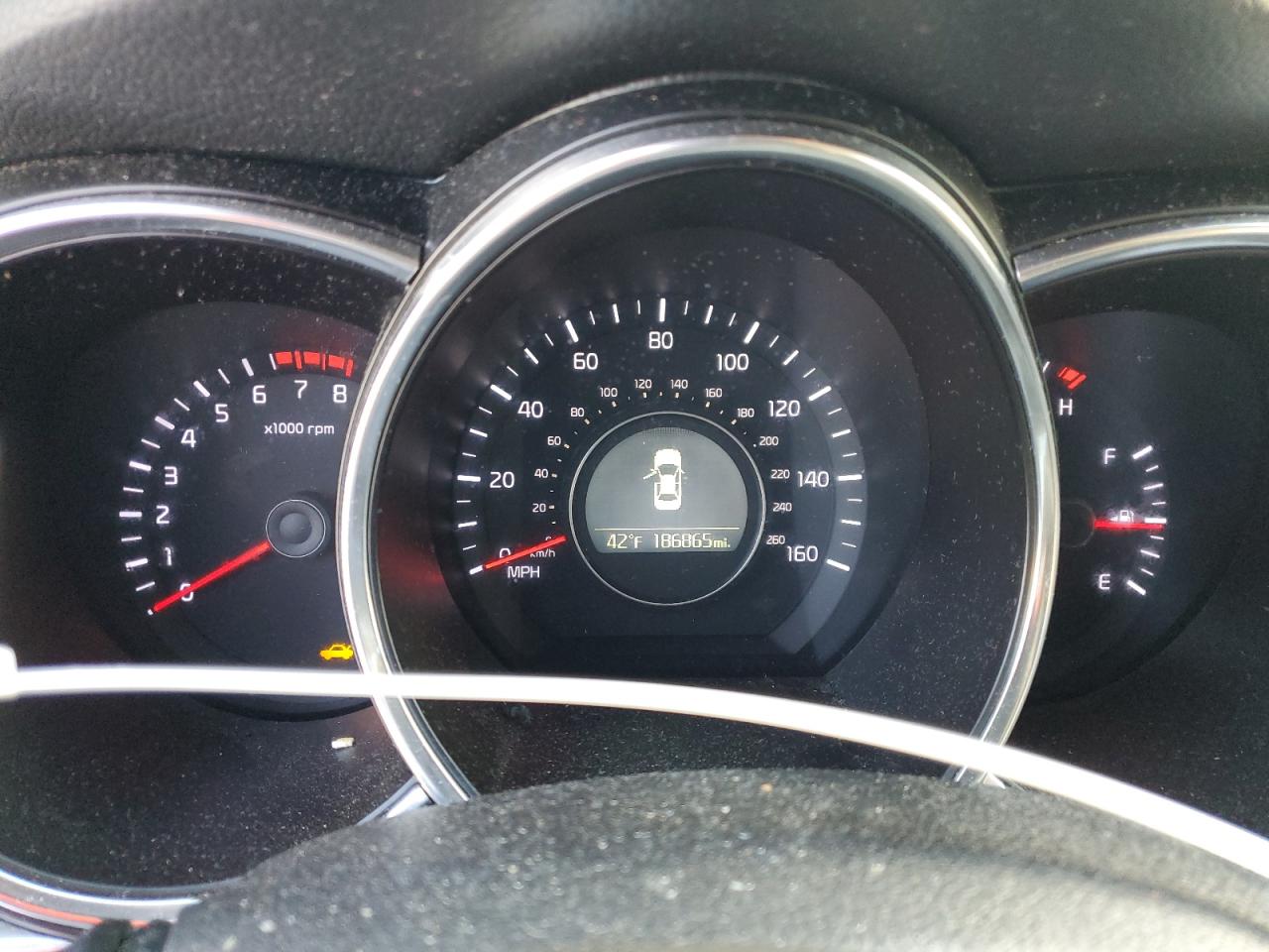 2014 KIA Optima VIN 5XXGM4A7XEG262281 Copart auction photo, front end damage thumbnail 9