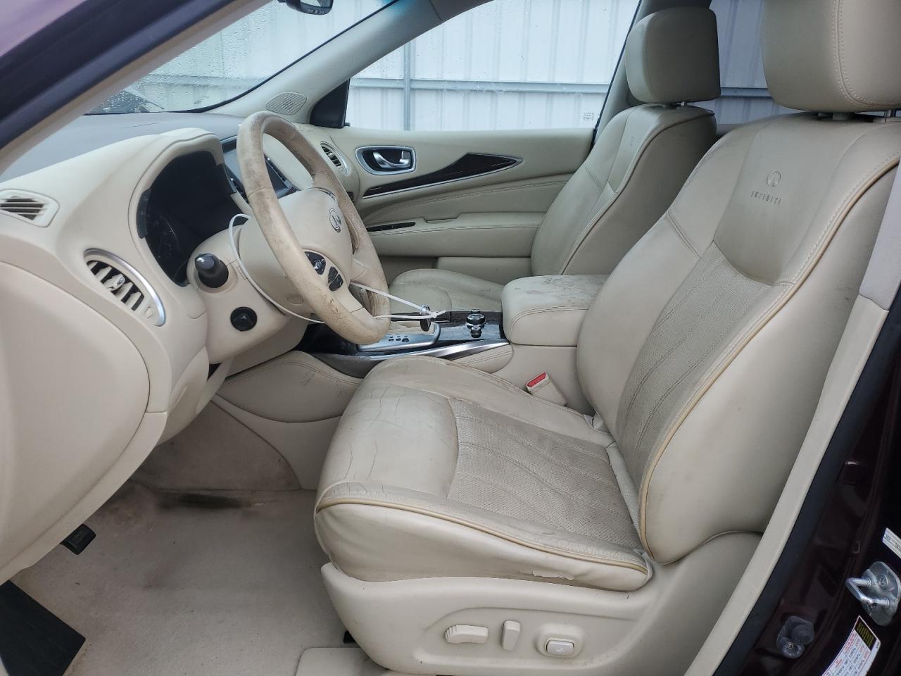2013 Infiniti JX VIN 5N1AL0MM7DC300370 Copart auction photo, front end damage thumbnail 7