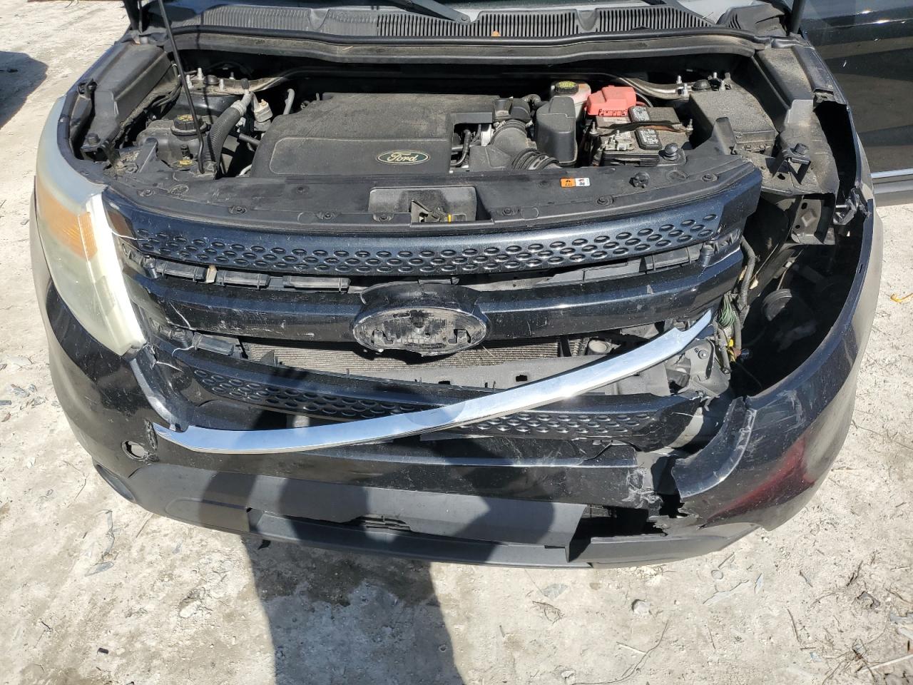 2015 Ford Explorer VIN 1FM5K7F86FGC26609 Copart auction photo, undercarriage / front end damage thumbnail 12