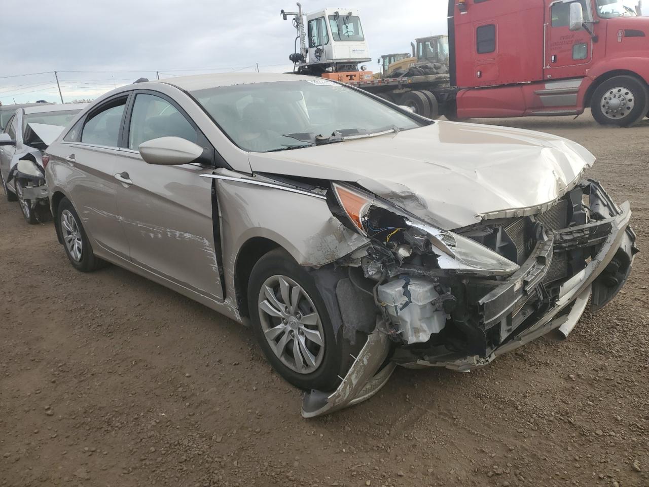2011 Hyundai Sonata VIN 5NPEB4AC6BH236447 Copart auction photo, all over damage thumbnail 4