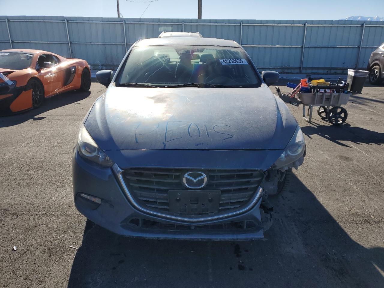 2017 Mazda 3 VIN 3MZBN1V76HM118128 Copart auction photo, front end damage thumbnail 5