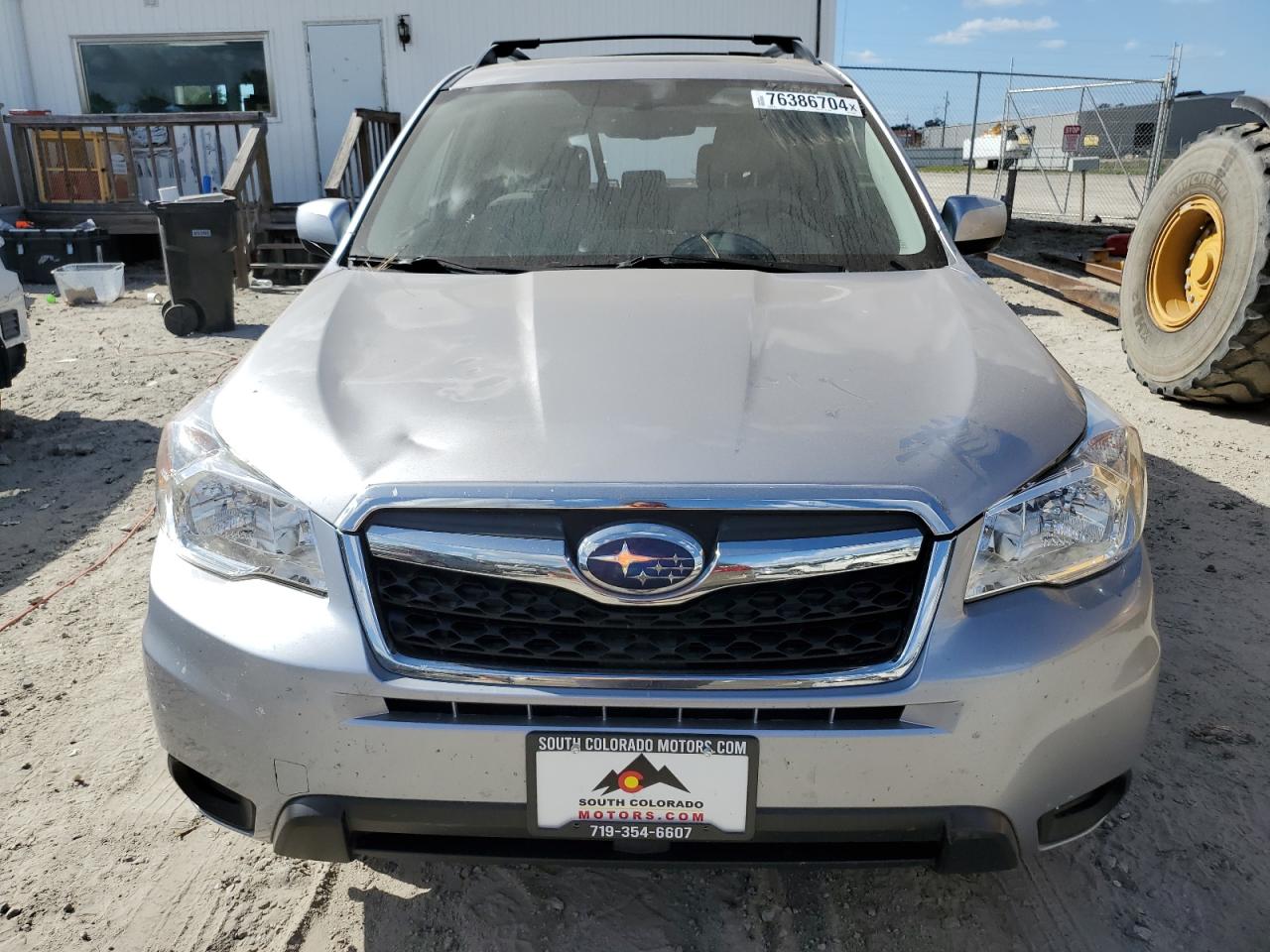 2016 Subaru Forester VIN JF2SJADC7GH427642 Copart auction photo, top/roof damage thumbnail 5