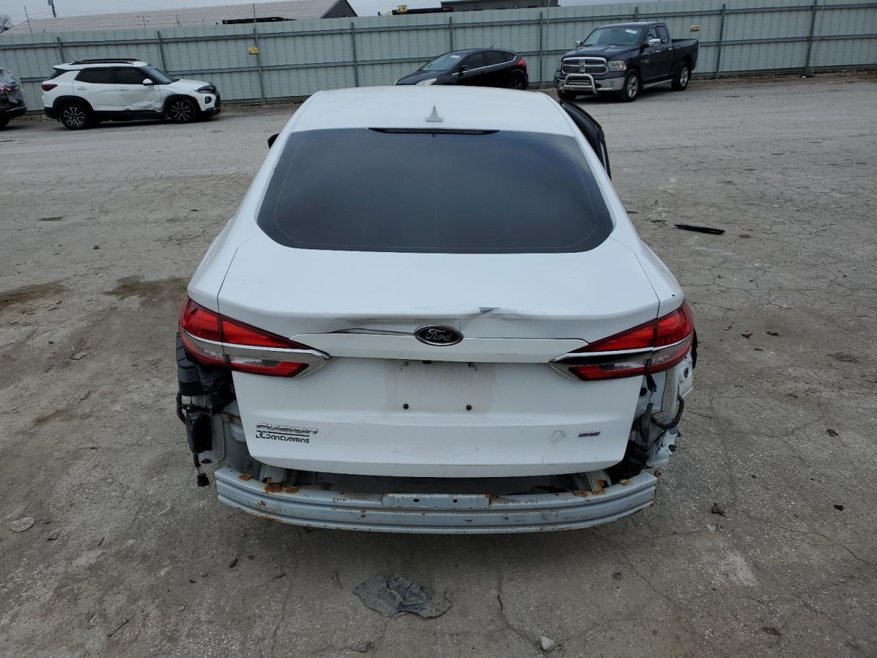 2019 Ford Fusion VIN 3FA6P0H76KR210019 Copart auction photo, all over damage thumbnail 6