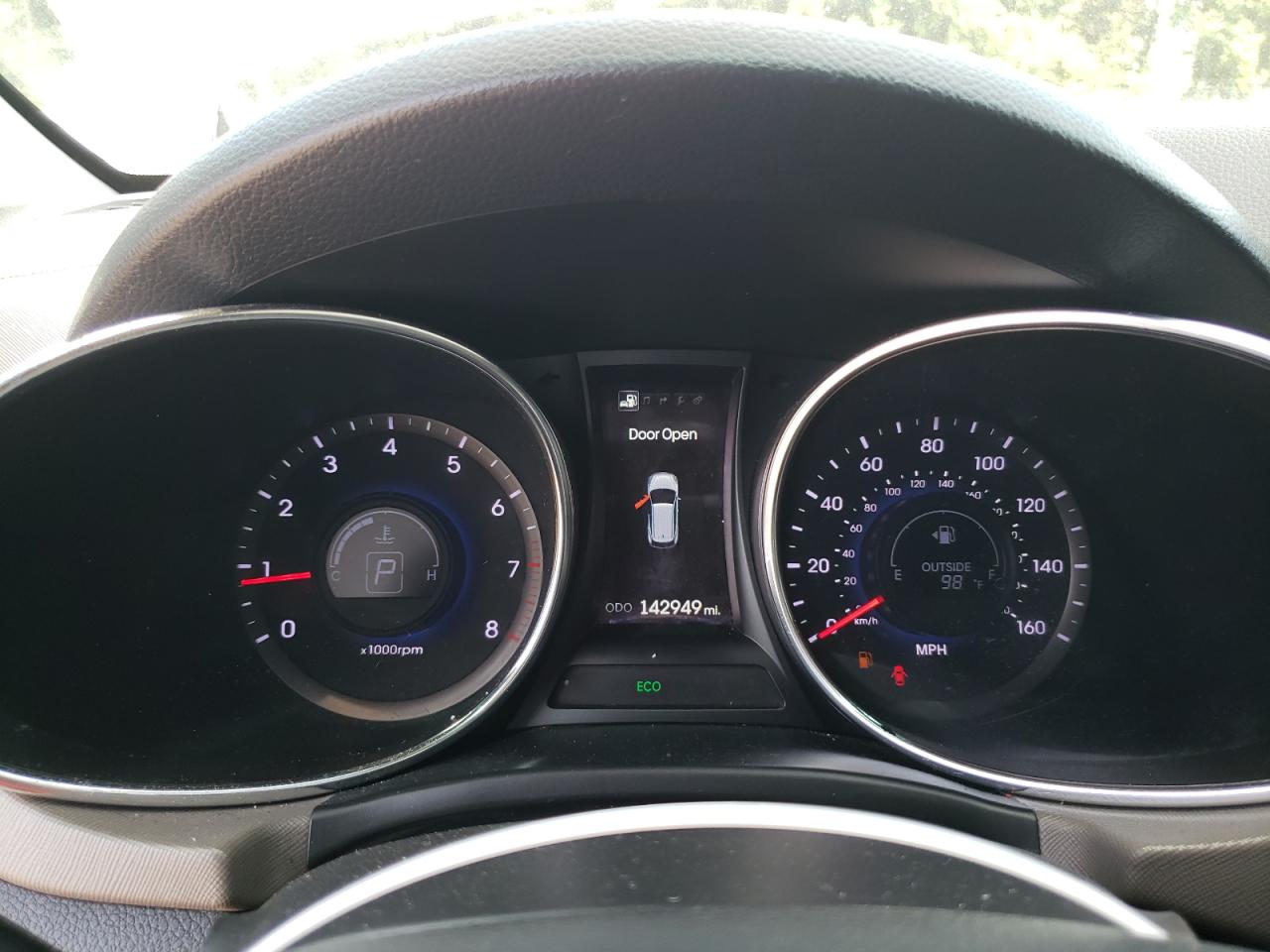 2013 Hyundai Santa Fe VIN 5XYZU3LB9DG113925 Copart auction photo, front end / side damage thumbnail 9