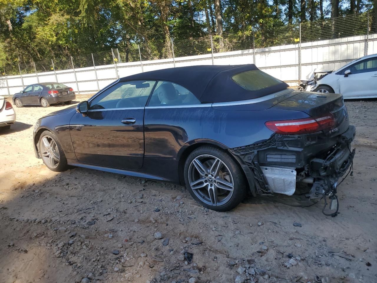 2019 Mercedes-Benz E-klasse VIN WDD1K6JB6KF117413 Copart auction photo, side / rear end damage thumbnail 2