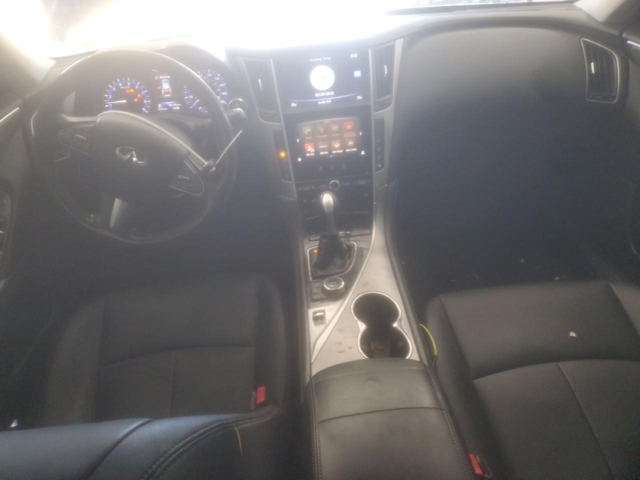 2015 Infiniti Q50 VIN JN1BV7AP1FM340177 Copart auction photo, front end / undercarriage damage thumbnail 8