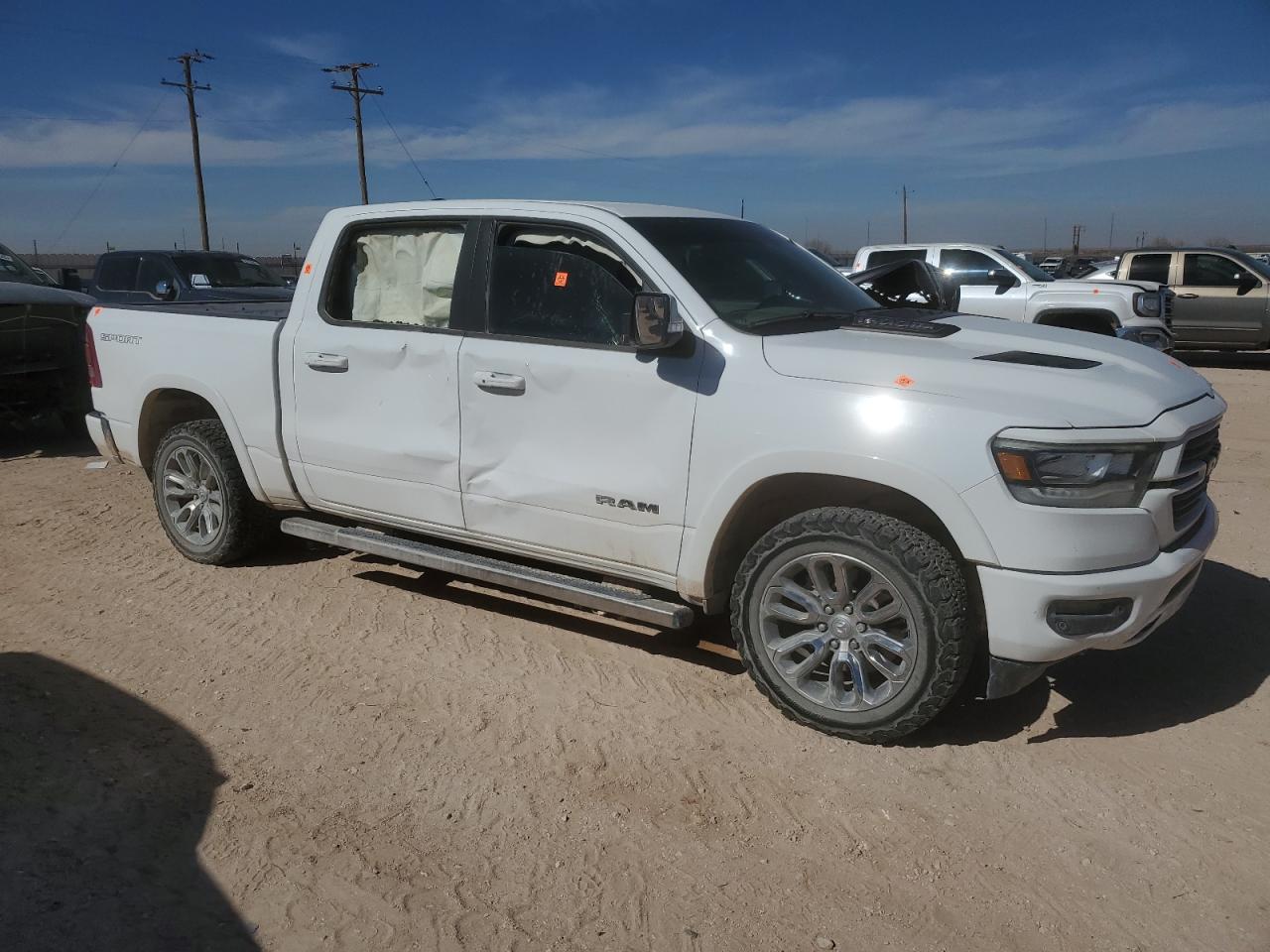 2022 RAM 1500 VIN 1C6SRFJT7NN435254 Copart auction photo, side damage thumbnail 4