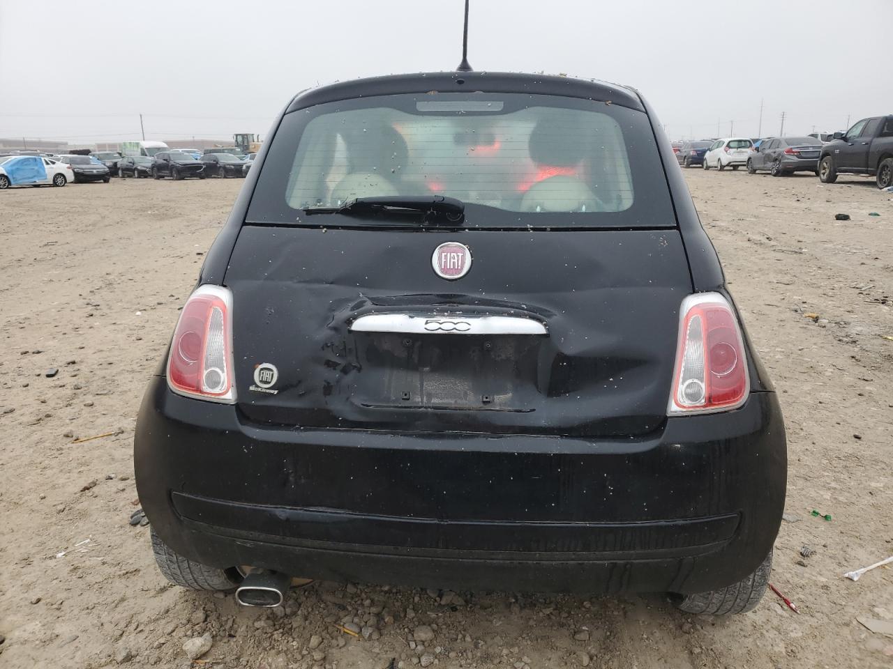 2012 Fiat 500 VIN 3C3CFFAR5CT384123 Copart auction photo, minor dent/scratches damage thumbnail 6