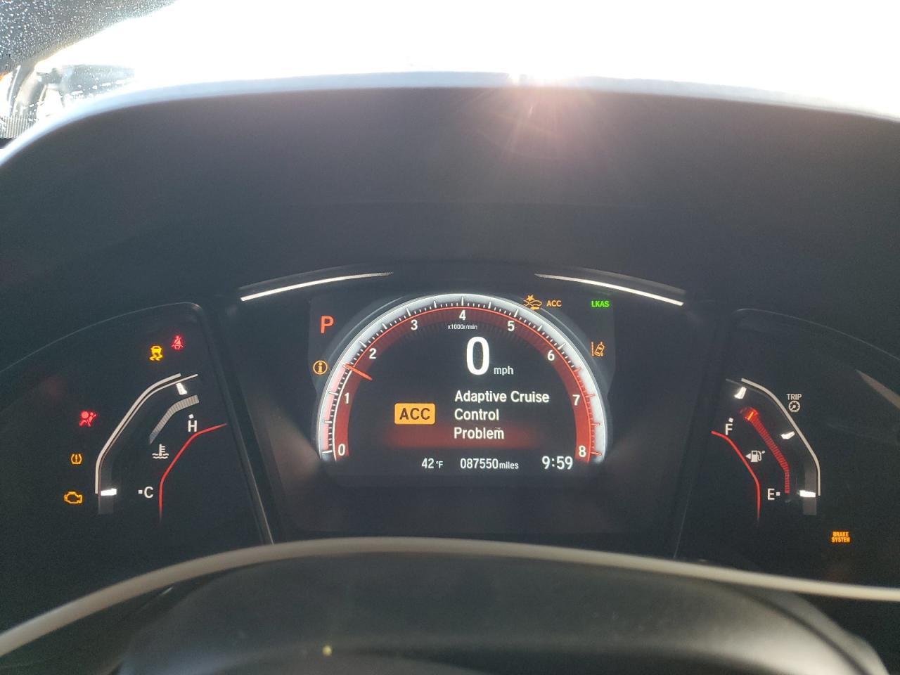 2017 Honda Civic VIN SHHFK7H92HU413386 Copart auction photo, front end damage thumbnail 9