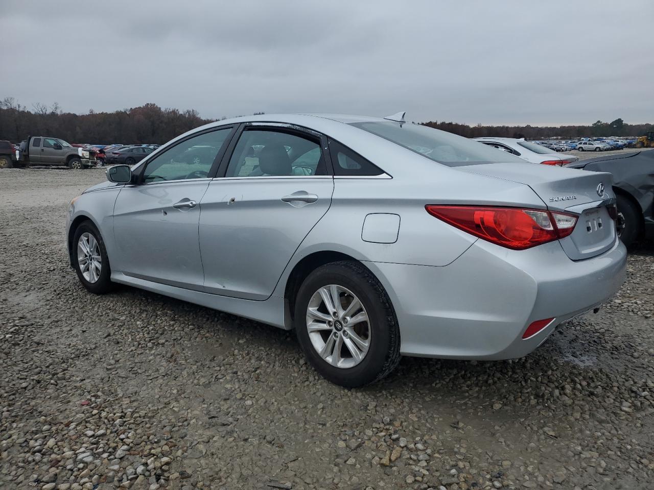 2014 Hyundai Sonata VIN 5NPEB4AC9EH937973 Copart auction photo, vandalism damage thumbnail 2