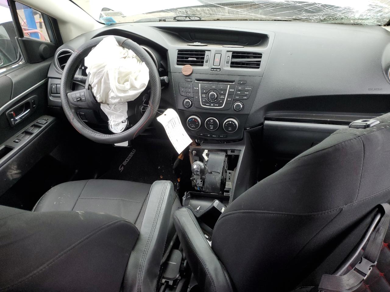 2012 Mazda 5 VIN JM1CW2CL0C0102657 Copart auction photo, front end / all over damage thumbnail 8