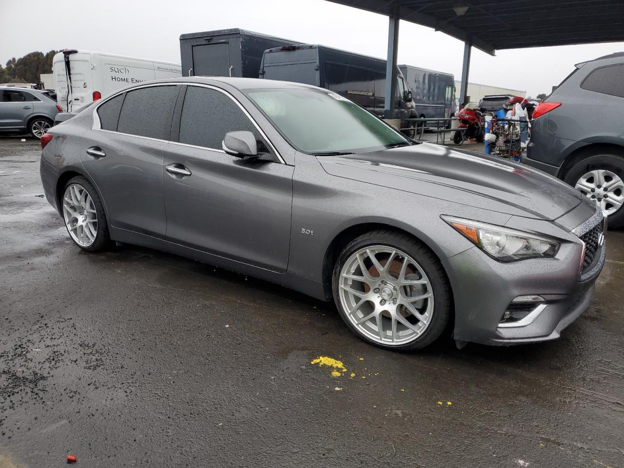 2020 Infiniti Q50 VIN JN1EV7AP7LM208114 Copart auction photo, minor dent/scratches / vandalism damage thumbnail 4