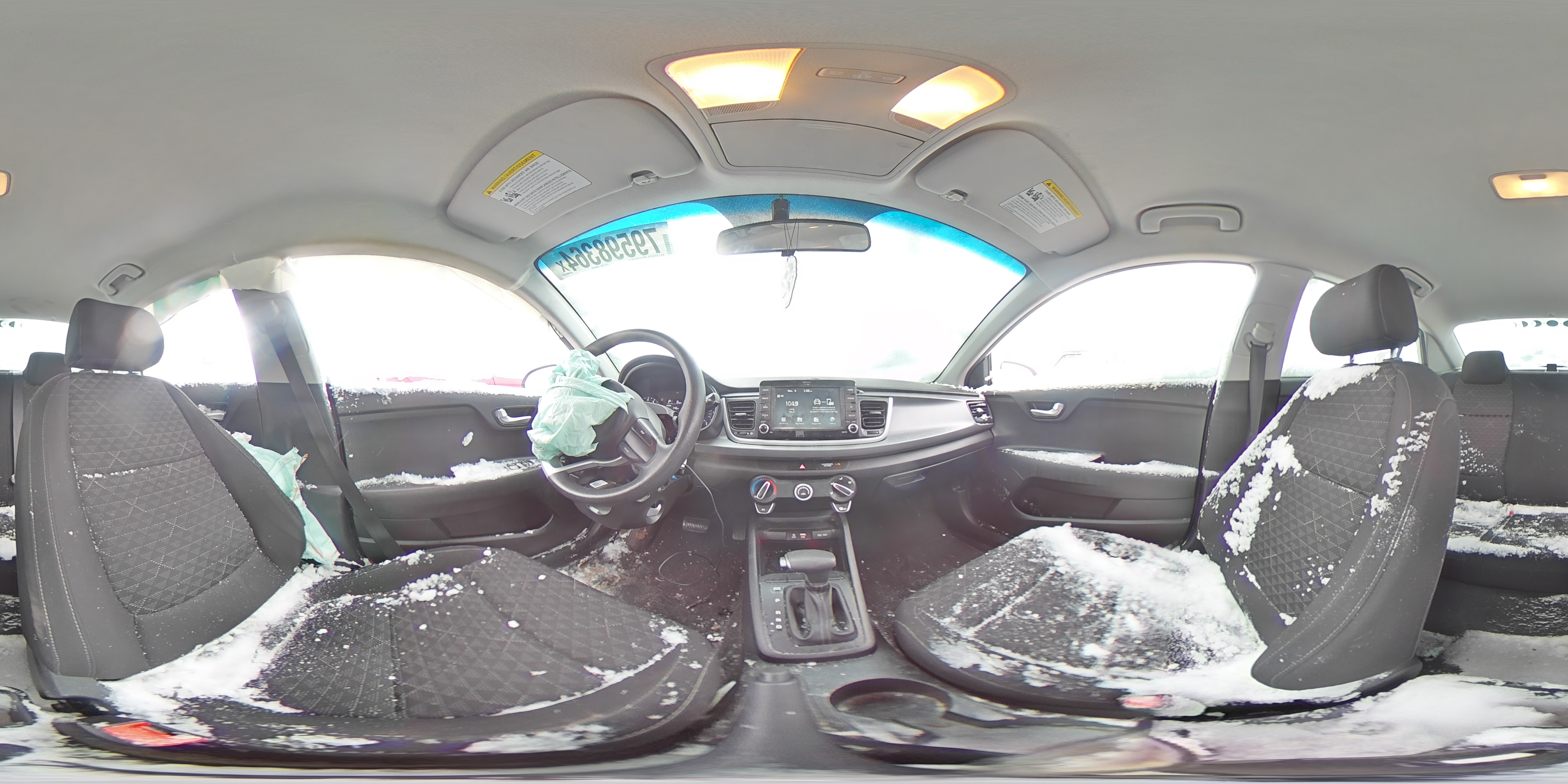 2020 KIA Rio VIN 3KPA24AD1LE320818 Copart auction photo, front end damage thumbnail 13