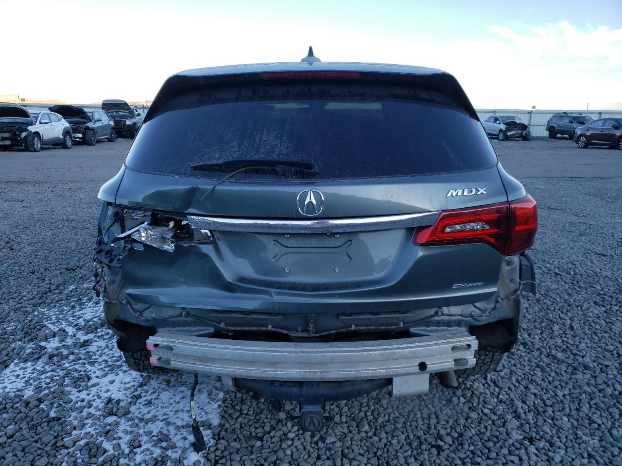 2014 Acura MDX VIN 5FRYD4H4XEB029891 Copart auction photo, rear end damage thumbnail 6