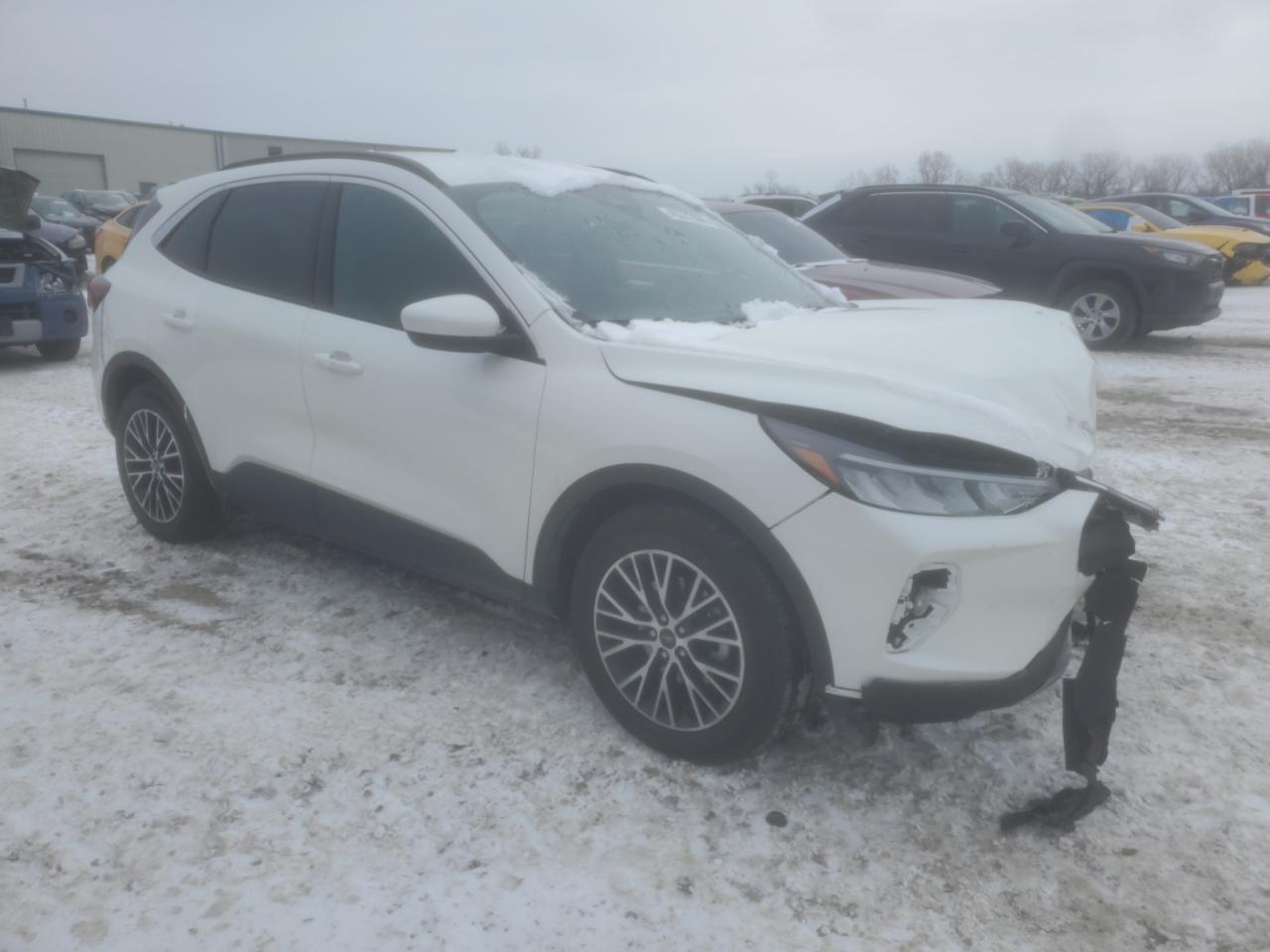 2023 Ford Escape VIN 1FMCU0E14PUB10633 Copart auction photo, front end / mechanical damage thumbnail 4