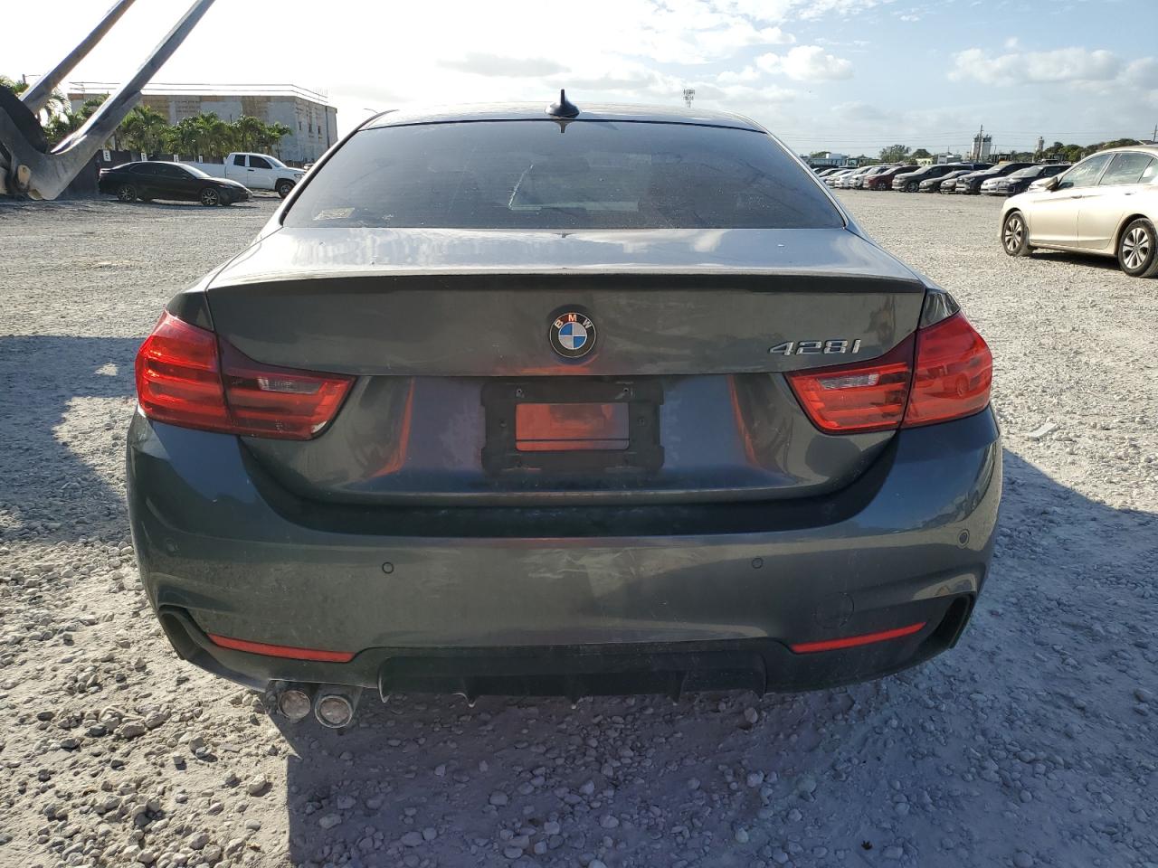 2015 BMW 4er VIN WBA3N3C54FK233395 Copart auction photo, front end damage thumbnail 6