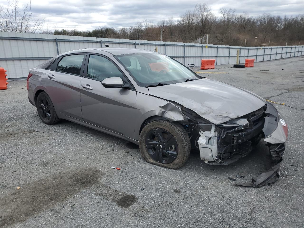 2021 Hyundai Elantra VIN KMHLS4AG6MU067402 Copart auction photo, front end damage thumbnail 4