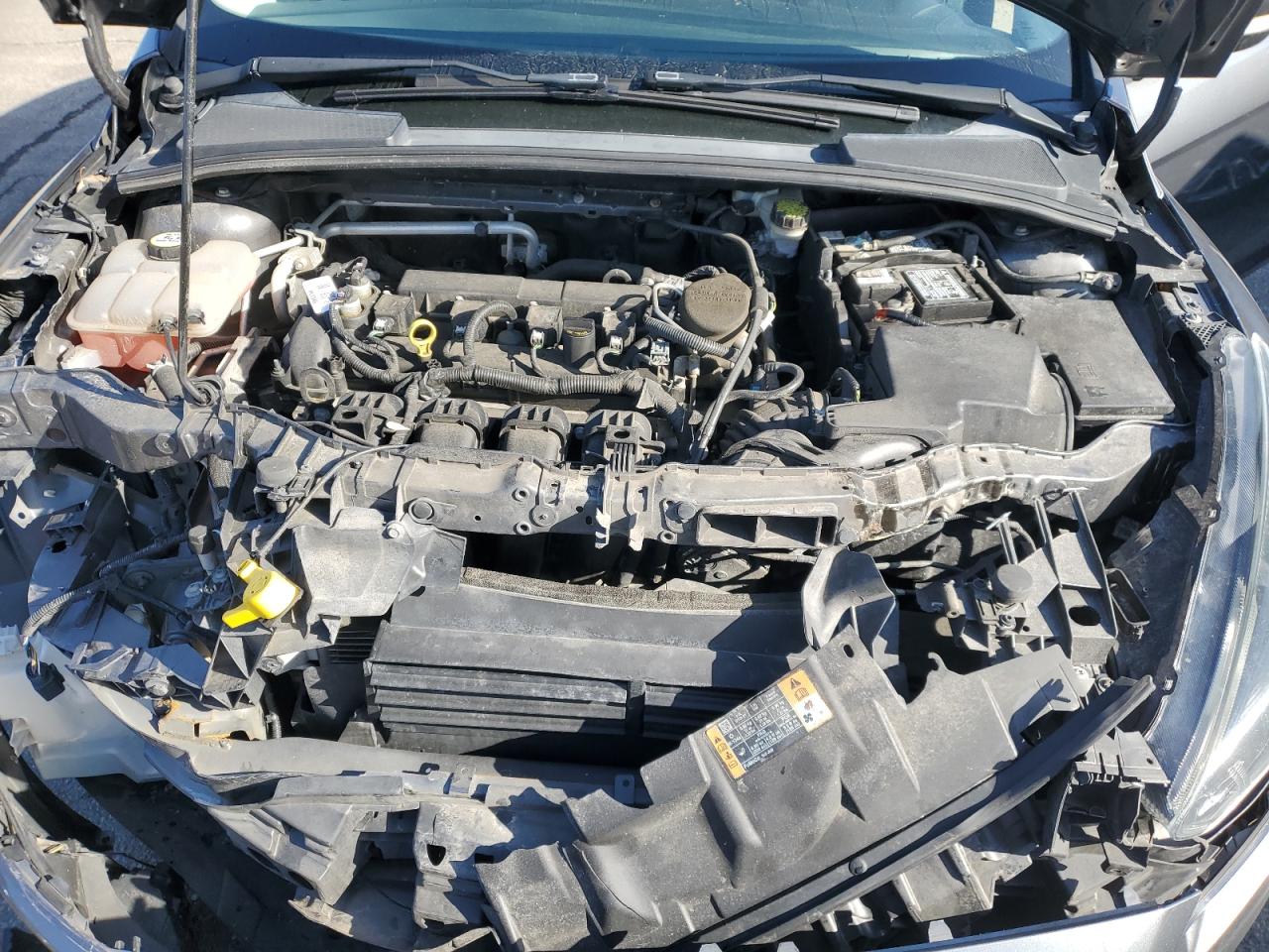 2015 Ford Focus VIN 1FADP3F20FL312923 Copart auction photo, front end damage thumbnail 11