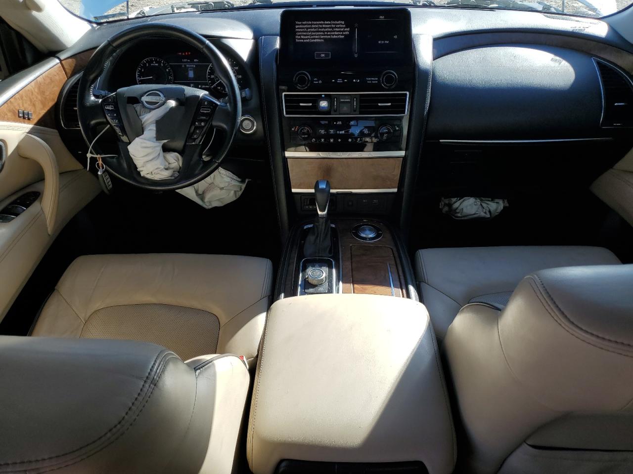 2021 Nissan Armada VIN JN8AY2BC4M9147119 Copart auction photo, front end / minor dent/scratches damage thumbnail 8