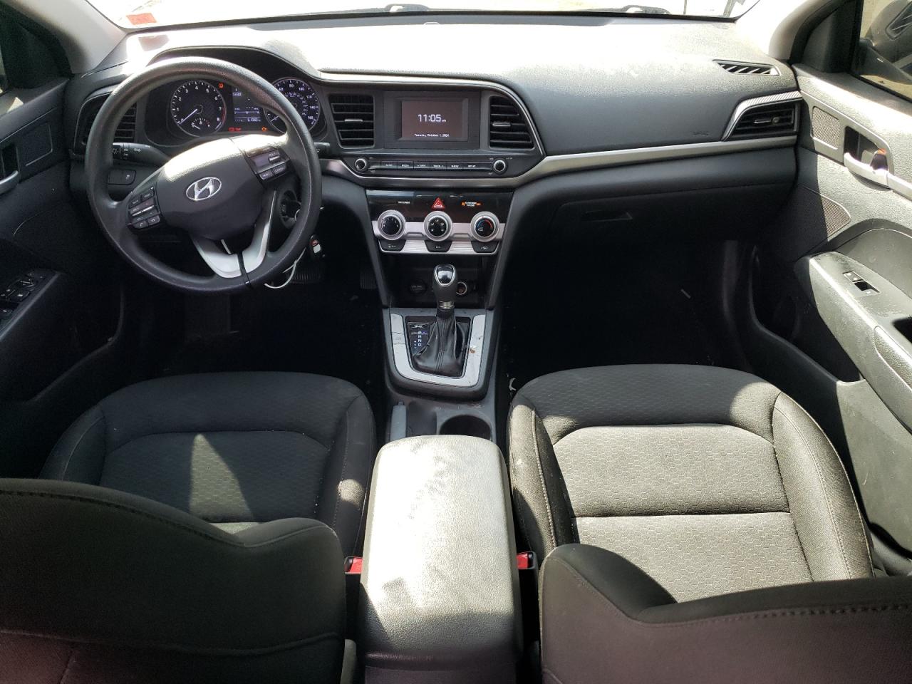 2019 Hyundai Elantra VIN KMHD74LF5KU790312 Copart auction photo, all over damage thumbnail 8